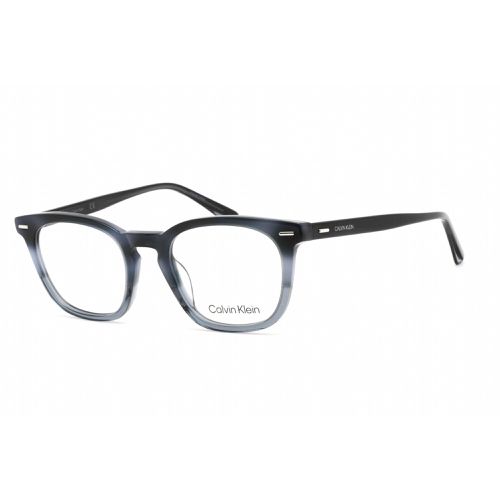 Men's Eyeglasses - Rectangular Blue Havana Plastic Frame / CK21711 421 - Calvin Klein - Modalova