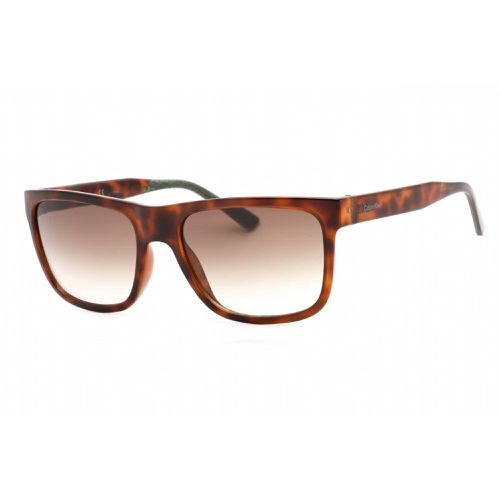 Men's Sunglasses - Brown Havana Rectangular Shape Frame / CK21531S 220 - Calvin Klein - Modalova