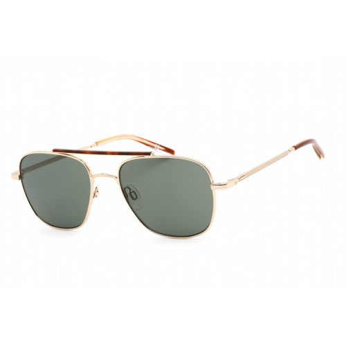 Men's Sunglasses - Full Rim Gold Metal Rectangular Shape / CK21104S 717 - Calvin Klein - Modalova