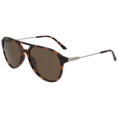 Men's Sunglasses - Soft Tort Pilot Frame / CK20702S 240 - Calvin Klein - Modalova