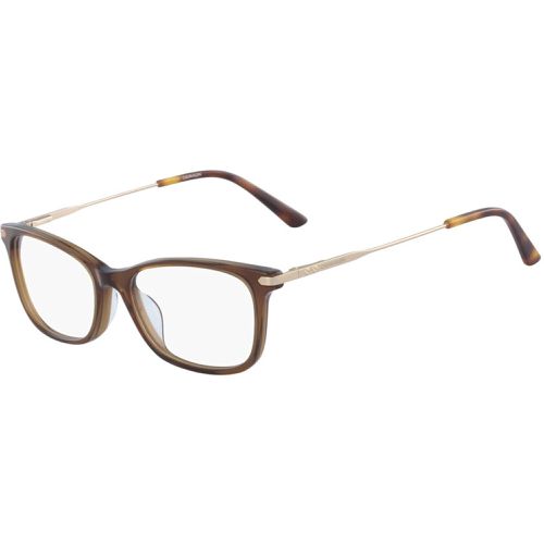 Women's Eyeglasses - Brown Rectangular Full Rim Frame / CK18722G 210 - Calvin Klein - Modalova