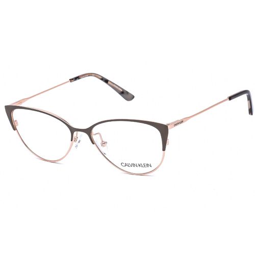 Women's Eyeglasses - Cat Eye Full Rim Metal Clear Lens / CK18120 201 - Calvin Klein - Modalova
