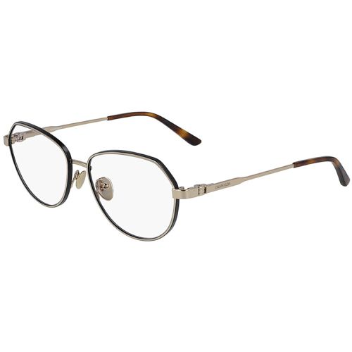 Women's Eyeglasses - Gold Geometric Frame / CK19113 717 - Calvin Klein - Modalova