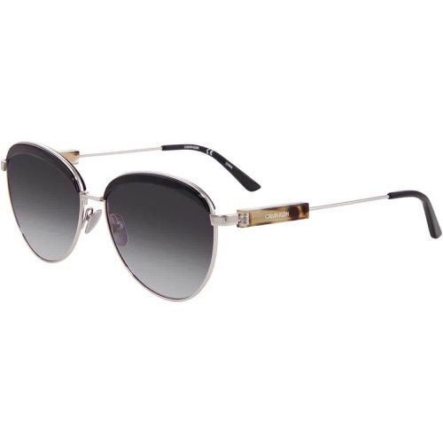 Women's Sunglasses - Black Full Rim Metal Frame / CK19101S 1 - Calvin Klein - Modalova