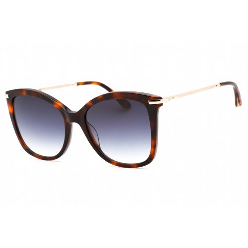 Women's Sunglasses - Full Rim Brown Havana Acetate Frame / CK22514S 220 - Calvin Klein - Modalova