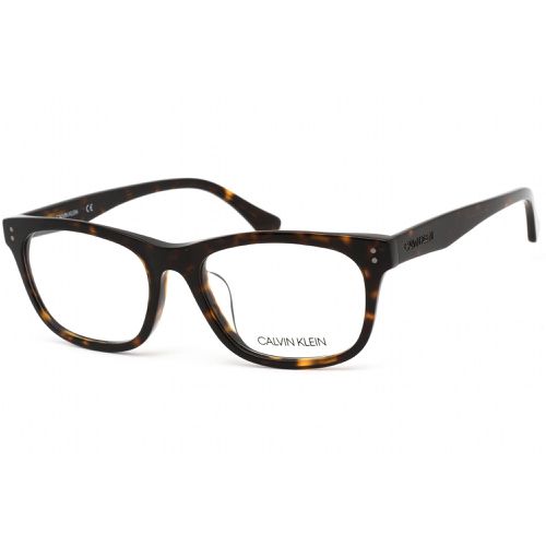 Unisex Eyeglasses - Tortoise Plastic Rectangular Frame / CK5903A 214 - Calvin Klein - Modalova