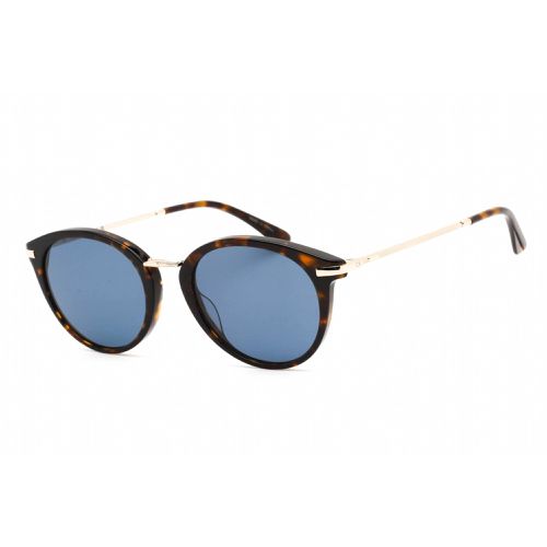 Unisex Sunglasses - Full Rim Dark Tortoise Plastic Round / CK22513S 235 - Calvin Klein - Modalova