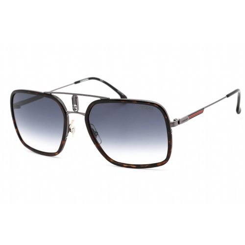 Men's Sunglasses - Full Rim Dark Ruthenium Havana Metal / 1027/S 0EKP 9K - Carrera - Modalova