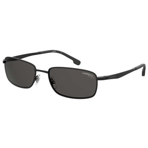 Men's Sunglasses - Polarized Lens Matte Black Metal Frame / 8043/S 0003 M9 - Carrera - Modalova