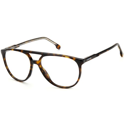 Unisex Eyeglasses - Full Rim Havana Aviator Shape Frame / 1124 0086 00 - Carrera - Modalova