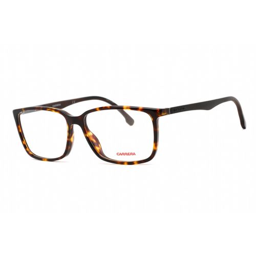 Unisex Eyeglasses - Havana Plastic Rectangular Frame / 8856 009Q 00 - Carrera - Modalova
