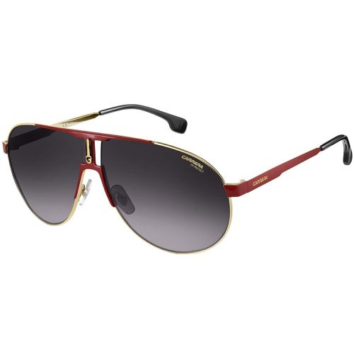 Unisex Sunglasses - Full Rim Red and Gold Oversized Frame / 1005/S 0AU2 00 - Carrera - Modalova