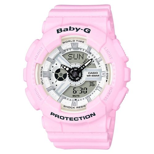 BA110BE-4A Women's Baby-G Resin Strap World Time Watch - Casio - Modalova