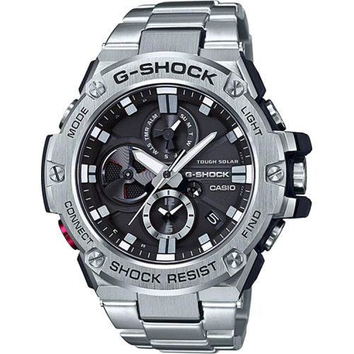 Men's Watch - G-Shock G-Steel Ana-Digi Dial Silver Tone Bracelet / GSTB100D-1A - Casio - Modalova