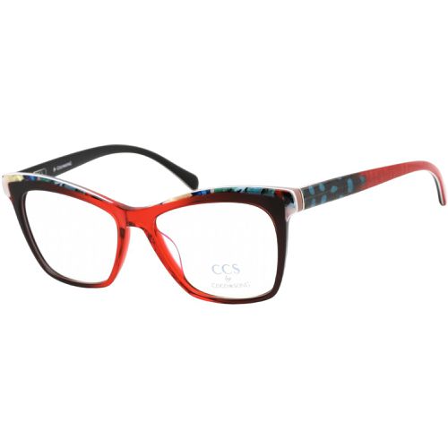 Unisex Eyeglasses - Clear Demo Lens Square Shape Frame / CCS111 06-09 - Ccs By Coco Song - Modalova