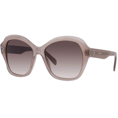 Women's Sunglasses - Gradient Lens Full Rim Butterfly Frame / CL40200I 45Z - Celine - Modalova