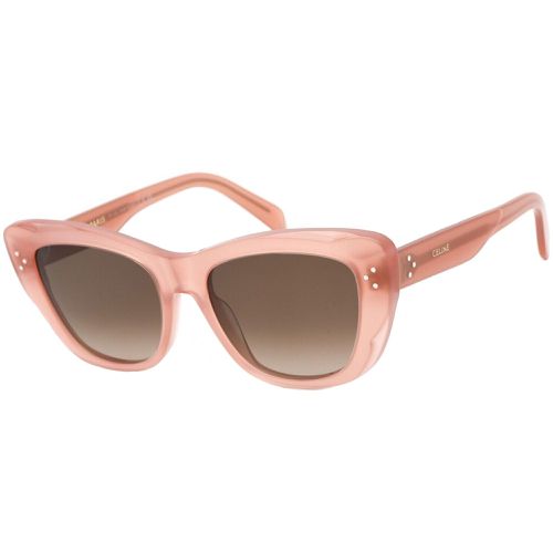 Women's Sunglasses - Roviex Lens Pink Plastic Cat Eye Frame / CL40199I 74K - Celine - Modalova
