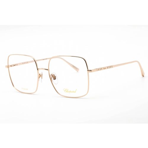 Women's Eyeglasses - Shiny Rose Gold Metal Rectangular Frame / VCHF49M 0300 - Chopard - Modalova
