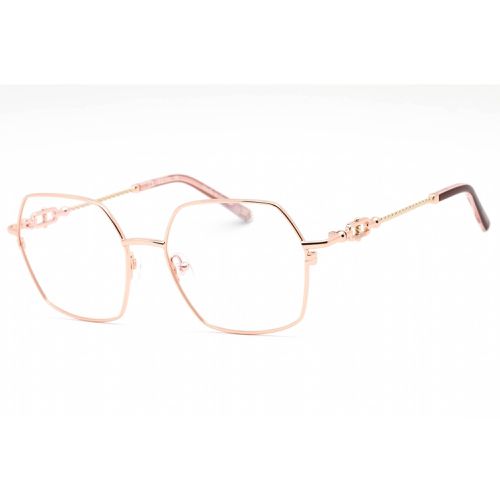 Men's Eyeglasses - Shiny Pink Gold/Silver Hexagon Metal Frame / PC71049 C03 - Charriol - Modalova