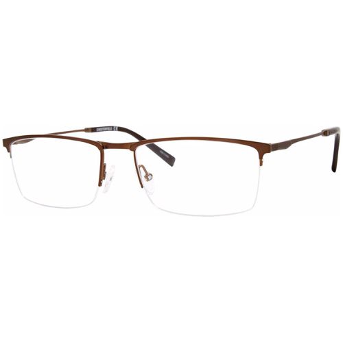 Men's Eyeglasses - Brown Rectangular Frame Demo Lens / CH 101XL 009Q - Chesterfield - Modalova