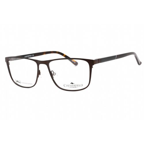 Men's Eyeglasses - Dark Brown Metal Rectangular Frame / CH 89XL 0R0Z 00 - Chesterfield - Modalova