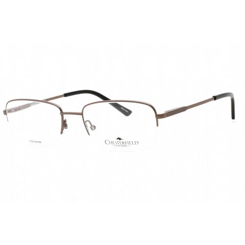 Men's Eyeglasses - Half Rim Brushed Grey Metal Frame / CH 891/T 0JCA 00 - Chesterfield - Modalova