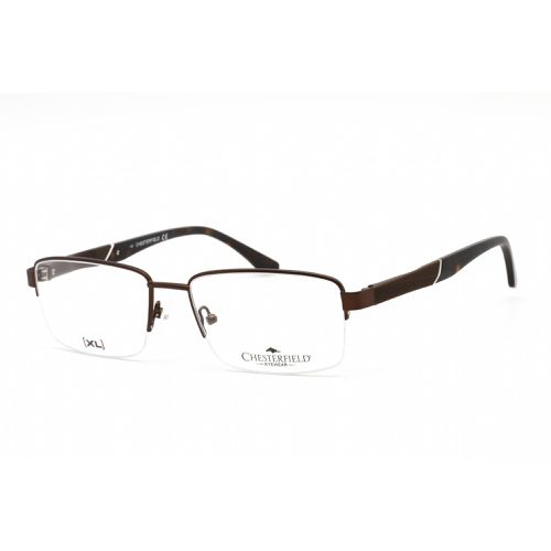 Men's Eyeglasses - Half Rim Dark Brown Rectangular / CH 68XL 0R0Z 00 - Chesterfield - Modalova