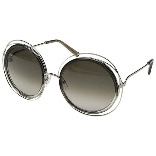 Women's Sunglasses - Gradient Khaki Beige Lens / 120S-775-58-23-135 - Chloe - Modalova