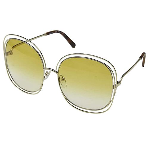 Women's Sunglasses - Gradient Yellow Lens / 126S-802-62-18-135 - Chloe - Modalova