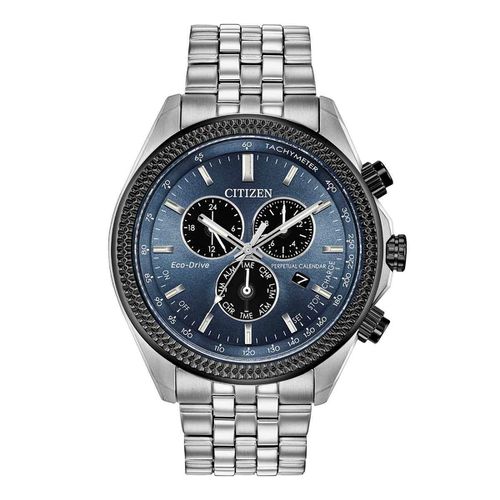Men's Chronograph Watch - Brycen Blue & Black Dial / BL5568-54L - Citizen - Modalova