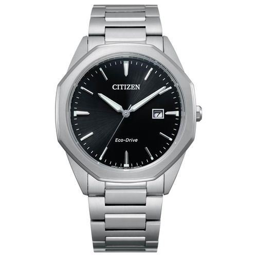Men's Eco-Drive Watch - Corso Black Dial Stainless Steel Bracelet / BM7490-52E - Citizen - Modalova