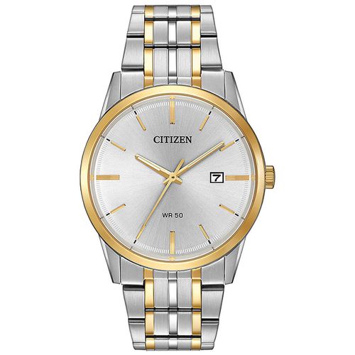 Men's Quartz Watch - Gold Tone Bezel Two Tone Bracelet / BI5004-51A - Citizen - Modalova