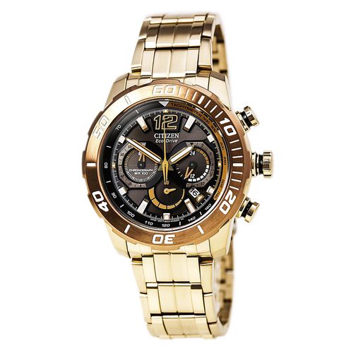 CA4086-56E Men's Primo Stingray 620 Rose Gold Steel Bracelet Chronograph Watch - Citizen - Modalova