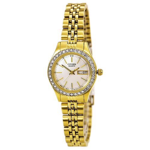 EQ0532-55D Women's Swarovski Crystal Yellow Watch - Citizen - Modalova