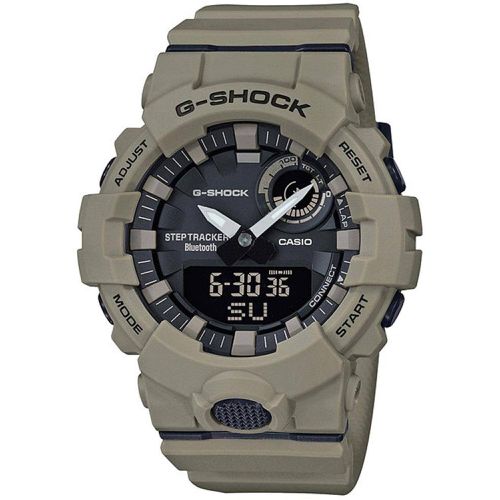 Men's Watch - G-Shock G-Squad Beige Resin Strap Analog-Digital / GBA800UC-5A - Casio - Modalova