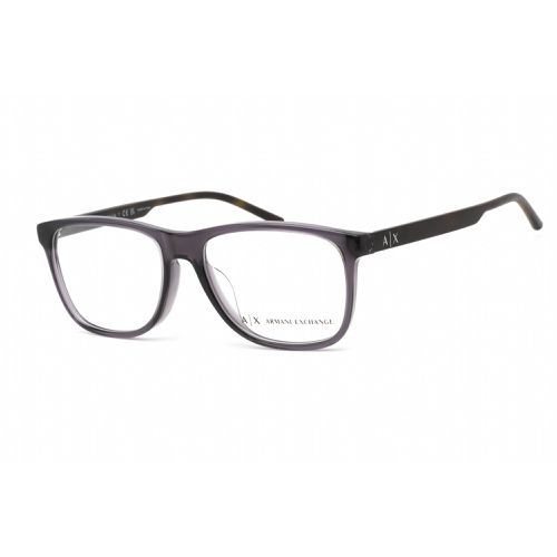 Unisex Eyeglasses - Grey Plastic Rectangular Frame / AX3048F 8239 - Armani Exchange - Modalova