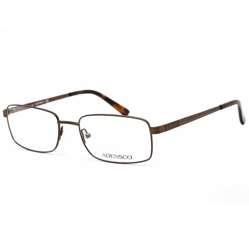 Men's Eyeglasses - Brown Rectangular Metal Full Rim Frame / Bruce 01J0 00 - Adensco - Modalova