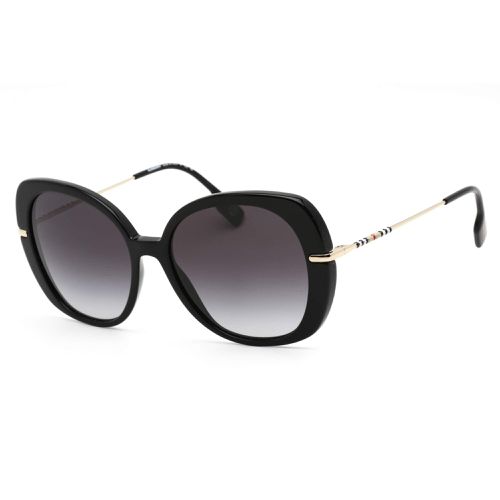 Women's Sunglasses - Black Full Rim Butterfly Plastic Frame / 0BE4374 30018G - BURBERRY - Modalova