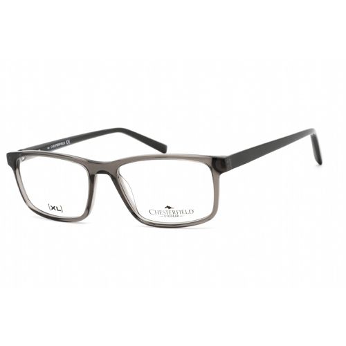 Unisex Eyeglasses - Grey Crystal Acetate Rectangular / CH 58XL 0CBL 00 - Chesterfield - Modalova