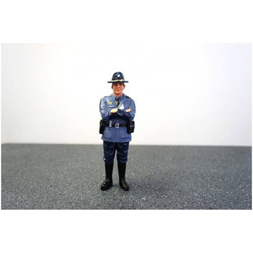 State Trooper Tim Figure - 4 inch Tall For 1:18 Scale Diecast Cars - American Diorama - Modalova