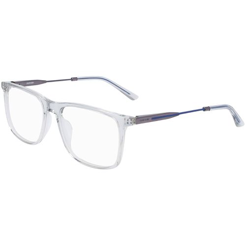 Unisex Eyeglasses - Crystal Smoke Rectangular Shape Frame / CK21700 070 - Calvin Klein - Modalova