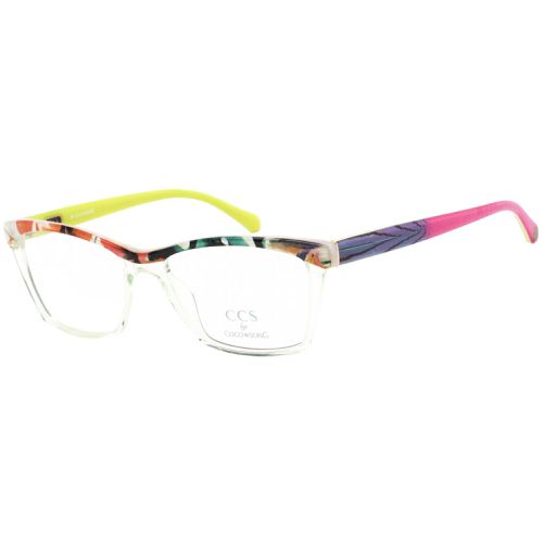 Unisex Eyeglasses - Clear Lens Full Rim Square Frame / CCS105 01-09 - Ccs By Coco Song - Modalova