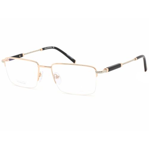Women's Eyeglasses - Shiny Gold/Silver Titanium Half Rim Frame/ PC75071 C01 - Charriol - Modalova