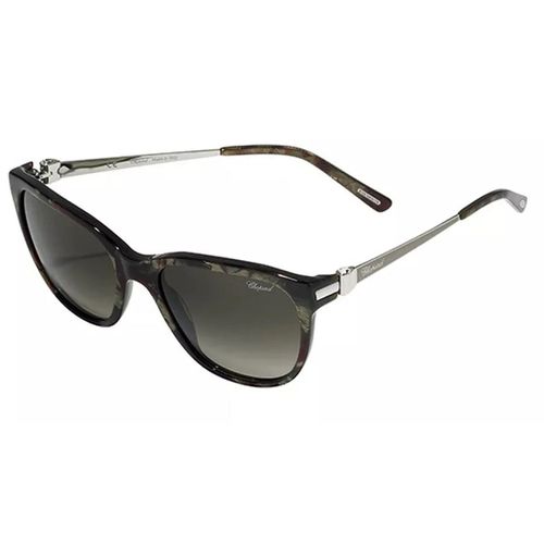 Unisex Sunglasses - Shiny Horn Dark Red Frame / SCH204S-0VA9-56-19-140 - Chopard - Modalova