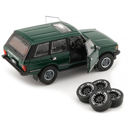 Diecast Model Car - Land Rover Range Rover Classic LSE RHD Green - BM Creations - Modalova