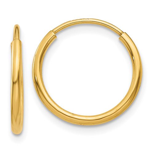 K 1.25mm Endless Hoop Earring - Jewelry - Modalova