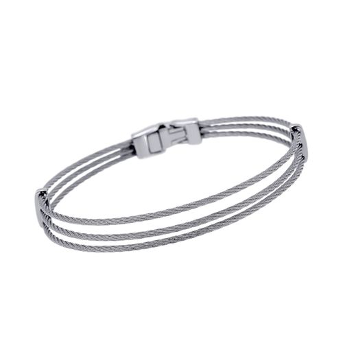 Stainless Steel Bangle Bracelet 04-32-S386-00 - Alor - Modalova