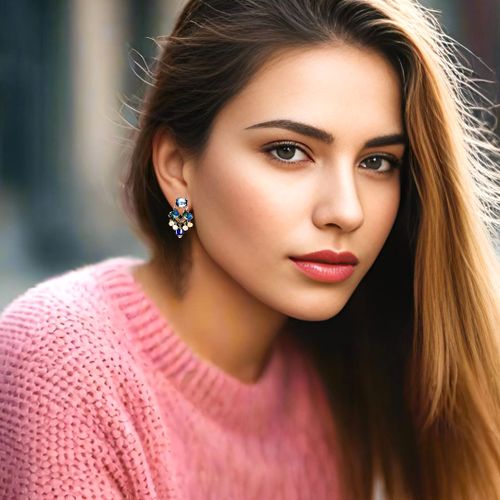 Handmade Earrings Fresh Waters Set, Kari - Ayala Bar - Modalova