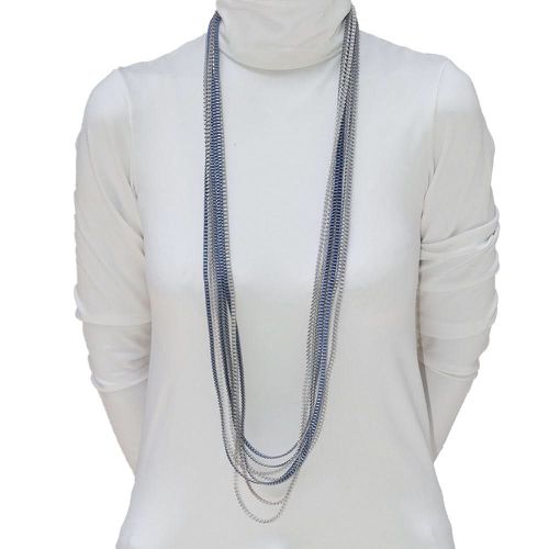 Satin Necklace Essilp Silver - Alexandra Tsoukala - Modalova