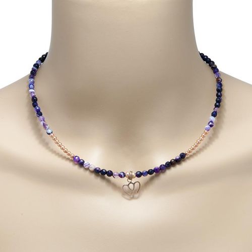 Handmade Gemstone Necklace Agate Ι Anthos Handmade Jewelry - Anthos Crafts - Modalova